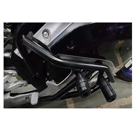 Zombieeast For Yamaha R15 V4/R15 M slider brackets , made with good quality iron metal with non-corrosive coating for strength and long life. The frame slider brackets are used for mounting of the sliders for protection of frame and engine. Designed especially for the ktm duke bikes to use as mounts for the sliders. Appears good as the color is matching with the frame can be easily installed with the fitment given in lower portion of bike. User is recommended that to get guidance and fitting with professional mechanic for the fitment with adjustment.