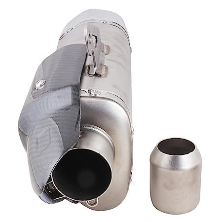 Zombieeast This universal modified muffler fit for dirt bike, street bike, and any other bike with inlet diameter 51mm make exhaust system goes smoothly while the engine getting more powerful exquisite shape with pleasant sounds,easy installation.Universal modified fitment will fit on most all above bike cc example 150 cc,180 cc, 200 cc ,220 cc 250 cc ,650 cc , 750 cc , 1000 cc,Honda,Yamaha,Suzuki and Kaawaasaky,Hero,KTM,Pulsur,TVS.