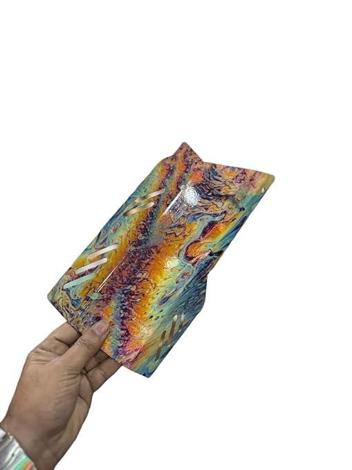 Zombieeast Heavy Exhaust Cover Silencer Protector Heat Shield Guard Rainbow Colour for Yamaha R15 V3