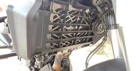 Zombieeast Bike Heavy Duty Radiator Guard Cover Grill Chrome for Bajaj Dominar 250 Bike Frame