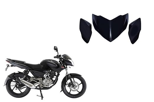 Zombieeast Headlight Visor for Pulsar 135 Black