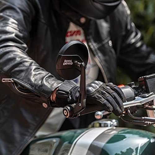 Zombieeast Handle Bar Mirror Black Heavy For Royal Enfield HCompatible for Royal Enfield Classic /Standard /Electra Classic Reborn /Hunter 350 /Meteor /Continental & Interceptor 650cc Compatible for Royal Enfield Classic Reborn,Hunter 350, Meteor, Continental & Interceptor 650cc. Premium Quality & Looks Like Original. MIrror Quality is Excellent and Wide. Easy to Install.