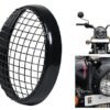 Zombieeast Headlight Jali Grill for Royal Enfield Classic 350/500 CC Classic Chrome Electra 350/500 and Standard 350/500 CC (Black)