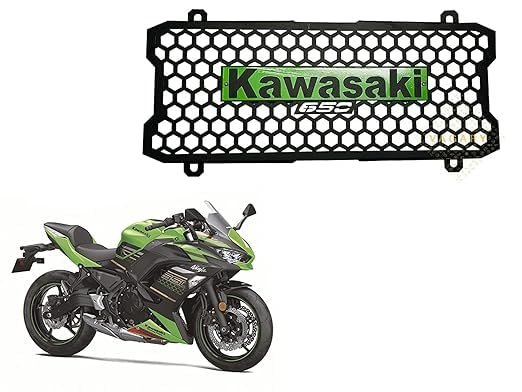 Zombieeast The Radiator Guard Metal For Kawasaki Ninja 650, is Made From Stainless Steel, Thus Being Sturdy And Lightweight At The Same Time.Fitted Directly Over The Radiator, They Prevent The Stones And Debris From Hitting The Radiator And Damaging Its Fins. Sandwiched Between The Outer Structure Is The Mesh,Providing An Optimum Balance Between Air Flow And Protection.Fitting The Motofusion Radiator Guard Is Very Easy. It Only Takes Basic Tools To Install It (Professional Needed Recommended)