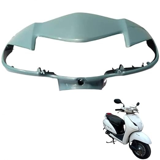 Zombieeast Headlight Visor Activa New Model 2G Headlight Visor New Light Blue (May 2009- JAN 2015) For Activa