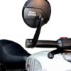 Zombieeast Handle Bar Mirror Black Heavy For Royal Enfield HCompatible for Royal Enfield Classic /Standard /Electra Classic Reborn /Hunter 350 /Meteor /Continental & Interceptor 650cc Compatible for Royal Enfield Classic Reborn,Hunter 350, Meteor, Continental & Interceptor 650cc. Premium Quality & Looks Like Original. MIrror Quality is Excellent and Wide. Easy to Install.