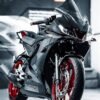 Zombieeast Windshield Front Headlight Visor Bike Wind Deflectors Windscreen Glass Black Protector Superior Plastic for Yamaha R15 V3