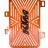 Zombieeast Heavy Radiator Guard with Logo Orange&Black Radiator Grill for KTM 125 Duke