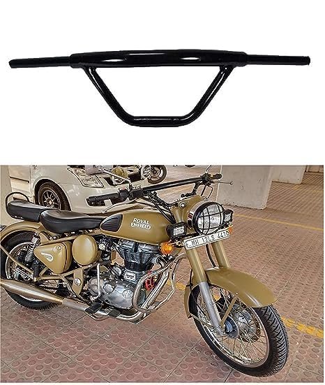 Zombieeast handle Bar Fits easily makes you be in control with the correct strength of handle bar Stylish and comfortable to use Correct weight distribution of handle bar makes your ride safe with ease without having much too easily while riding.Bike Handle Bar Custom Mad Curved Pipe Handlebar Black For Features:- Correct weight distribution of handle bar makes your ride with ease without waving too much Toughened metal make does not let it bend so easily while riding Handle Bar The handle bar has a thick gauge making it sturdy and durable Bike Handlebar Fits easily Makes you be on top of control with correct strength of handle bar
