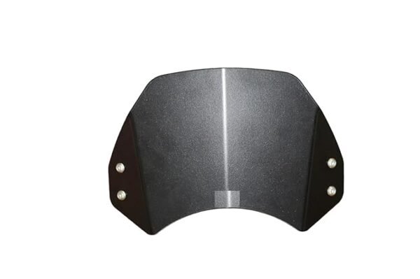 Zombieeast Bike Metal Windshield Visor Flyscreen Direct Fit with Fittings Black (New Version) Small Visor Compatible with Honda CB 350