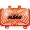 Zombieeast Heavy Radiator Guard with Logo Orange&Black Radiator Grill for KTM 125 Duke