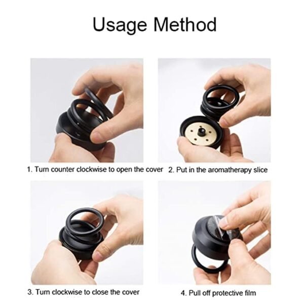 Zombieeast Car Universal Darsh Solar Ring Car Perfume/Solar Energy Rotating Car Perfume/Solar Energy Car Perfume/Solar Dancing Car Perfume/Black Compatible With Tata Indica Vista