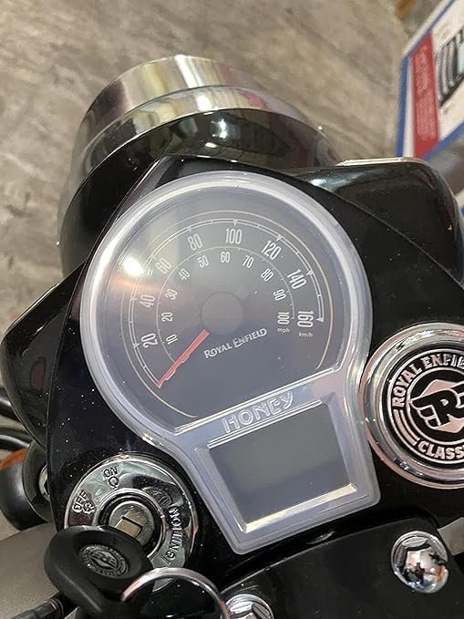 Zombieeast Dashboard Screen Protector Speedometer Cover/Cap for Royal Enfield Reborn Classic 350