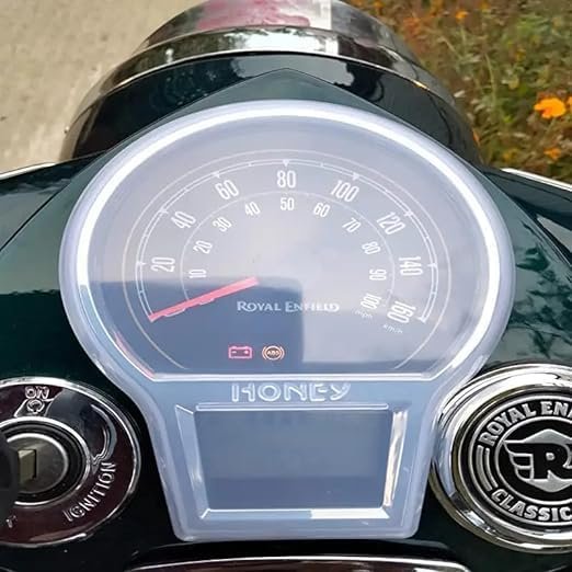 zombieeast Dashboard Screen Protector Speedometer Cover/Cap for Royal Enfield Reborn Classic 350