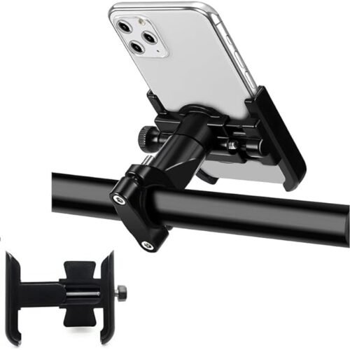 Zombieeast Bike Universal Mount Holder Verson 2.0 Metal Body 360 Degree Bike Mobile Holder/Mobileholder Black Suitable for Suzuki GSX-S1000 ABS
