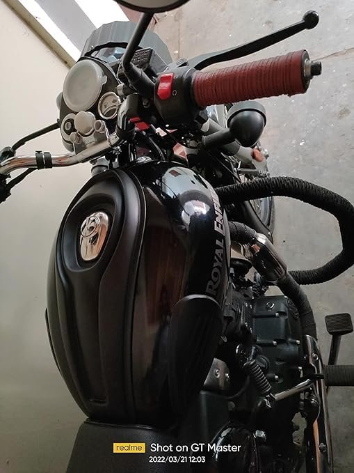 Zombieeast Tank Pad for Royal Enfield (Matte Black, Classic 2014-21)