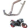 Zombieeast Silencer Exhaust Link Muffler Mid Bend Pipe For Tvs Apachi RTR 160 4V