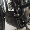 Zombieeast Bike Engine Bash Plate Bike Sump Guard R Logo Black Compatible with Royal Enfield Reborn Classic 350 and Meteor 350