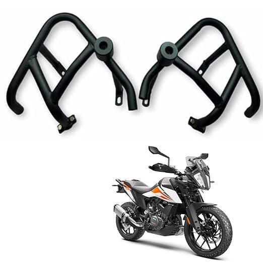 Zombieeast Bike Heavy Duty Leg Crash Guard Engine Frame Leg Guard Compatible for KTM Adventure 250