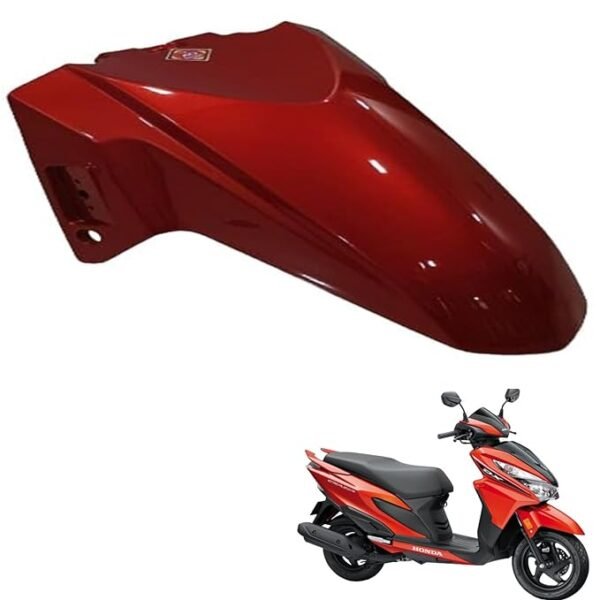 61Fsa0CJTKL._SX679_ Zombieeast Red Front Mudguard Fender Compatible with Honda Grazia
