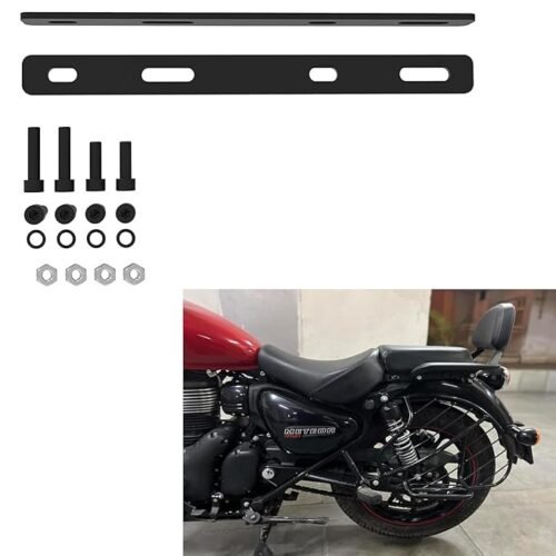 Zombieeast Bike Relocation Kit Backrest 3 inch Extender for RE Meteor 350