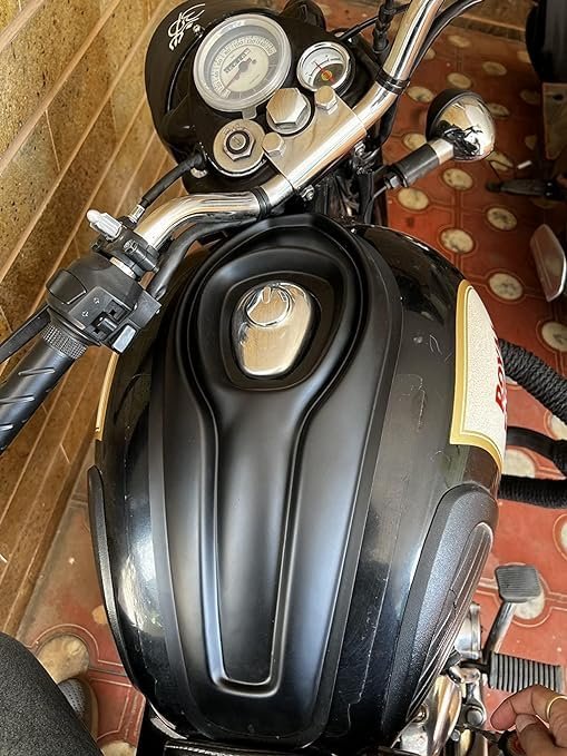 Zombieeast Tank Pad for Royal Enfield (Matte Black, Classic 2014-21)