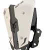 Zombieeast Metal Heavy Duty Visor Windscreen Wind Deflector White Short Visor for Yamaha MT15 MT-15