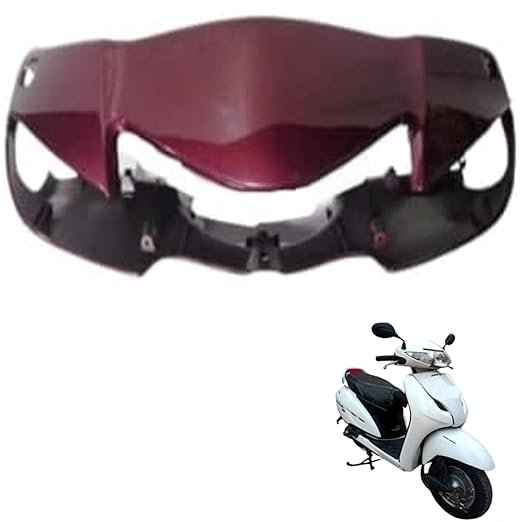 Zombieeast Headlight Visor Activa New Model 2G Headlight Visor New Purple (May 2009- JAN 2015) for Activa