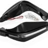 Zombieeast Bike Universal Motorcycle Hand Guard/Brake, Clutch Lever Guard/Wind Deflector With Drl Led Light For All Bikes (Black) For Bajaj Discover 1505 DTS-i