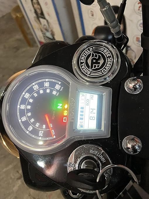 Zombieeast Dashboard Screen Protector Speedometer Cover/Cap for Royal Enfield Reborn Classic 350