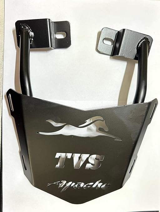 Zombieeast Heavy Metal for TVS Apache Back Rack Seat Extender Expedition Carrier for TVS RTR Apache 160 180 200