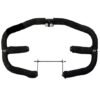 Zombieeast Heavy Duty Metal with Rope Stylist 8 Bend Black Rope Safety Leg Crash Guard for Royal Enfield Classic Reborn 350