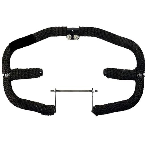 Zombieeast Heavy Duty Metal with Rope Stylist 8 Bend Black Rope Safety Leg Crash Guard for Royal Enfield Classic Reborn 350