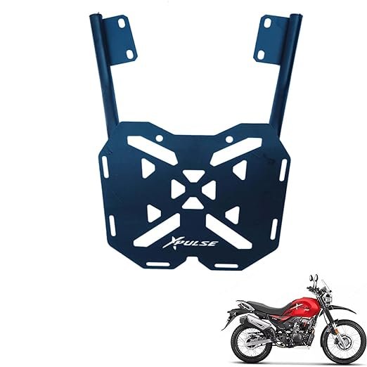 Zombieeast Backrest Rear Rack Plate Luggage Expedition Carrier, Rare Rack Luggage Carrier for Hero Xpulse 200