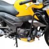 Zombieeast Heavy Duty Leg Crash Guard Engine Frame Metal Crash Guard with 4 Slider for TVS Raider