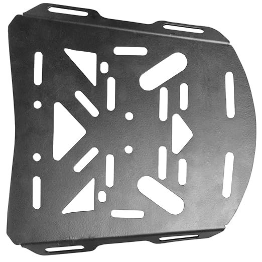 Zombieeast Backrest Rear Rack Plate Luggage Carrier for Hero Xpulse 200, Xpulse 200T