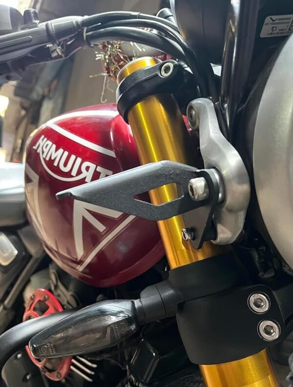 Zombieeast Bike Head Light Side Frame Mount Holder Bracket Kit for Fog Light Set of 2 for Triumph Speed 400