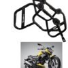 Zombieeast Heavy Duty Leg Crash Guard Engine Rider Printed Frame Metal Crash Guard with 4 Slider for TVS Raider