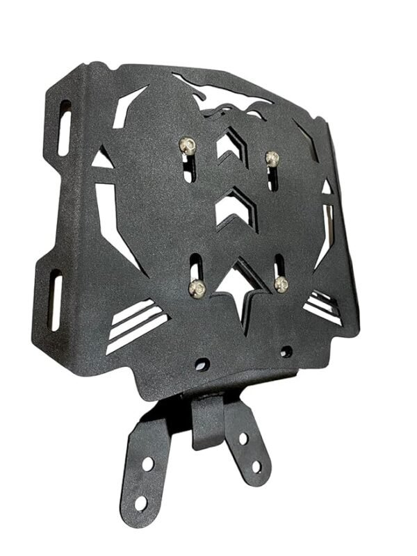 Zombieeast Heavy Metal TVS Apache Back Rack Seat Extender Expedition Carrier for TVS RTR Apache 160 180 200 Version 2.0