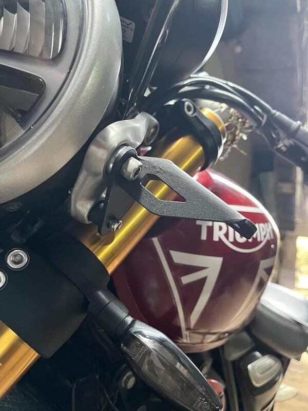 Zombieeast Bike Head Light Side Frame Mount Holder Bracket Kit for Fog Light Set of 2 for Triumph Speed 400