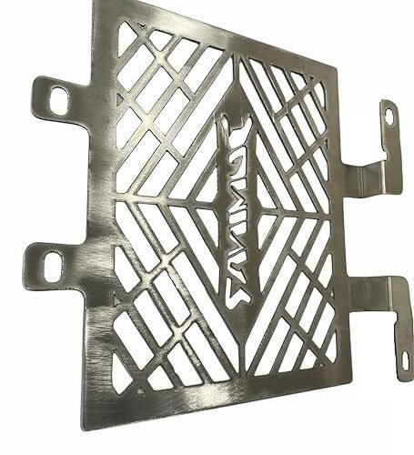 Zombieeast Bike Heavy Duty Radiator Guard Cover Grill Chrome for Bajaj Dominar 250 Bike Frame