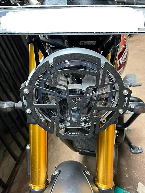 Zombieeast Headlight Grill Frame Guard Compatible with Triumph Speed 400 Speed 400 Bike