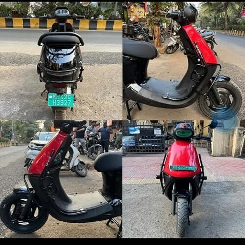 Zombieeast Scooty Rear Crash Guard with Frame Slider Leg Guard (CrashGuard, Ola Gen 2) Compatible with Ola S1 PRO GEN 2