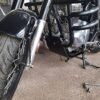 Zombieeast Bike Engine Bash Plate Bike Sump Guard Black R Logo Compatible with Royal Enfield Reborn Classic 350
