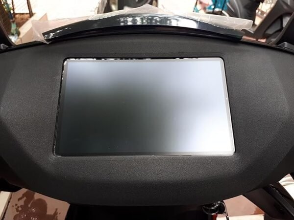 Zombieeast Fitted Full Screen Coverage Screen Guard With Installation Kit For Touchscreen Display Compatible For Ather 450x Ev Scooter (Transparent)