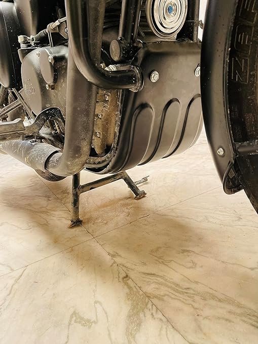 Zombieeast Bike Engine Bash Plate Bike Sump Guard Black Compatible with Royal Enfield Classic 350 Reborn